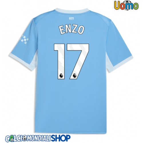 Maglie da calcio Manchester City Enzo Fernandez #17 Prima Maglia 2026-27 Manica Corta
